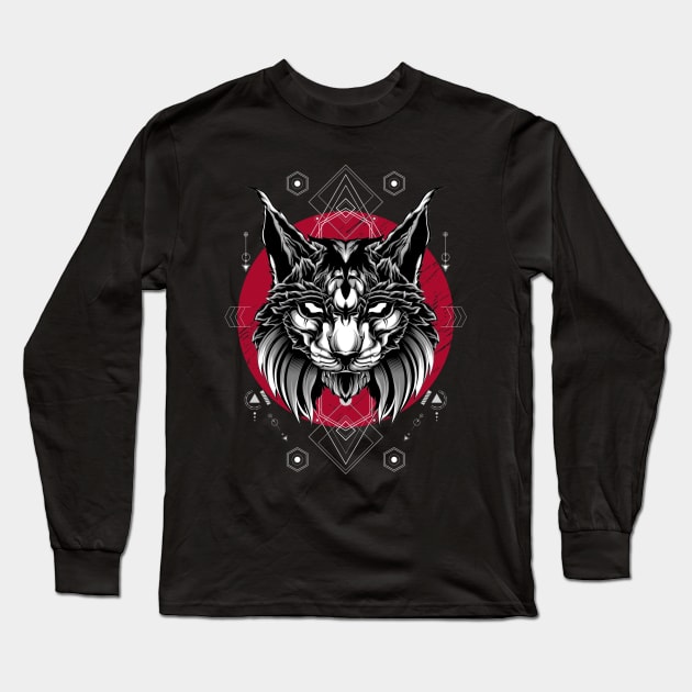 Wildcat / Urban Streetwear / Bobcat Long Sleeve T-Shirt by Redboy